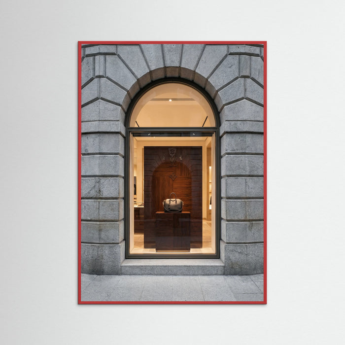 Red Wood Luxury Entrance