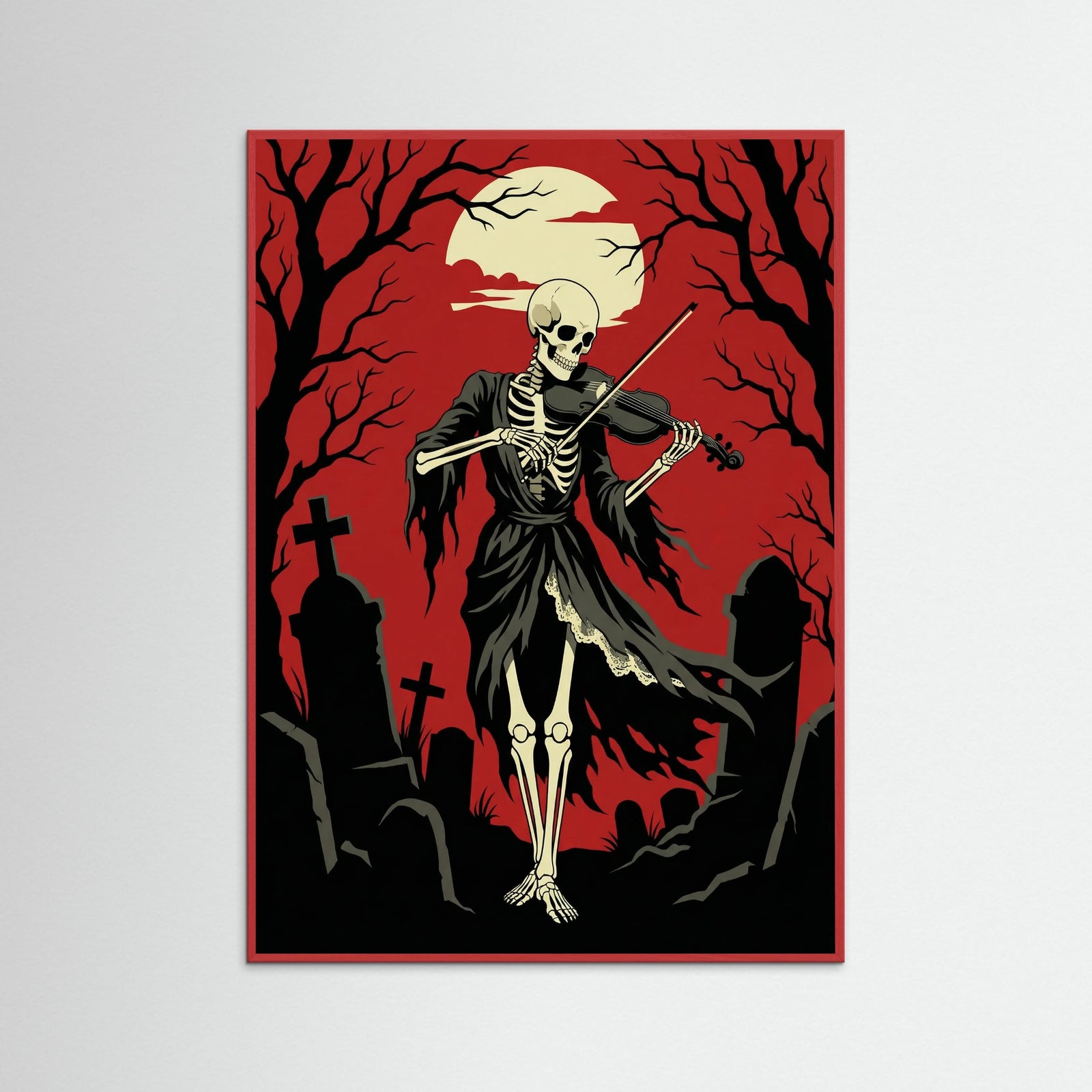 Red Wood Macabre Dance