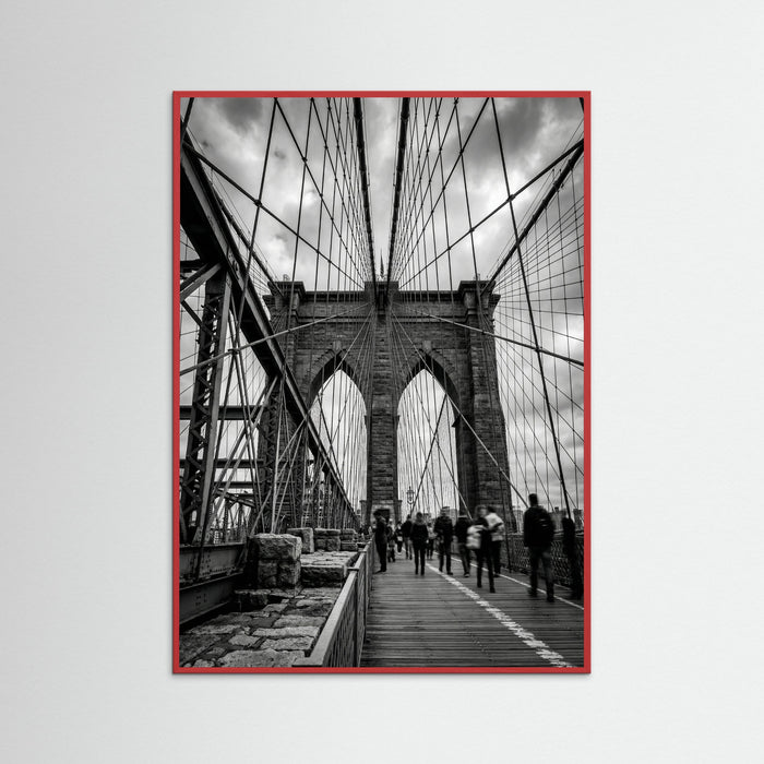 Red Wood Manhattan Bridge View