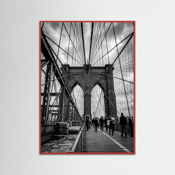 Red Wood Manhattan Bridge View