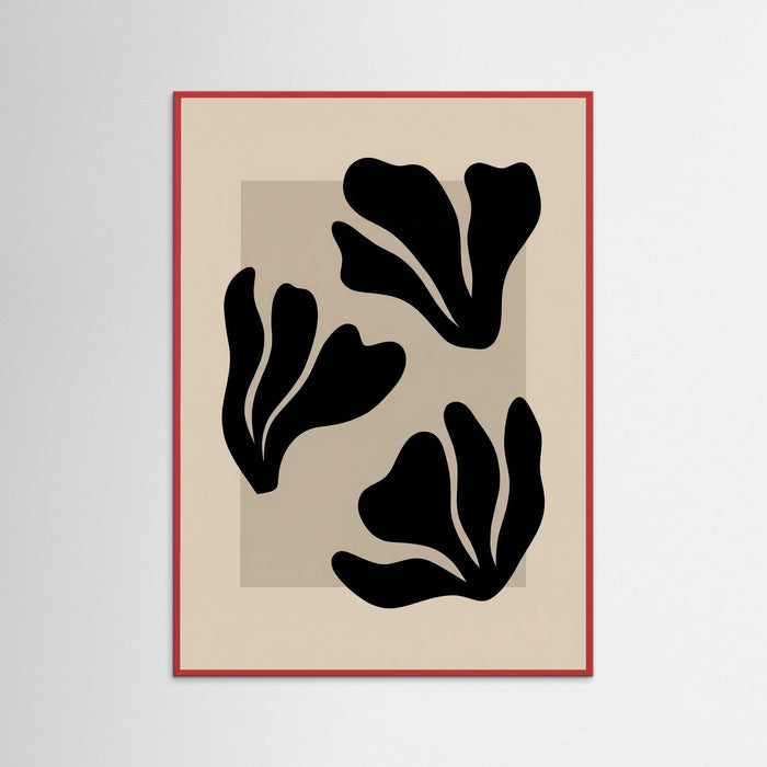 Red Wood Matisse Botanical Forms