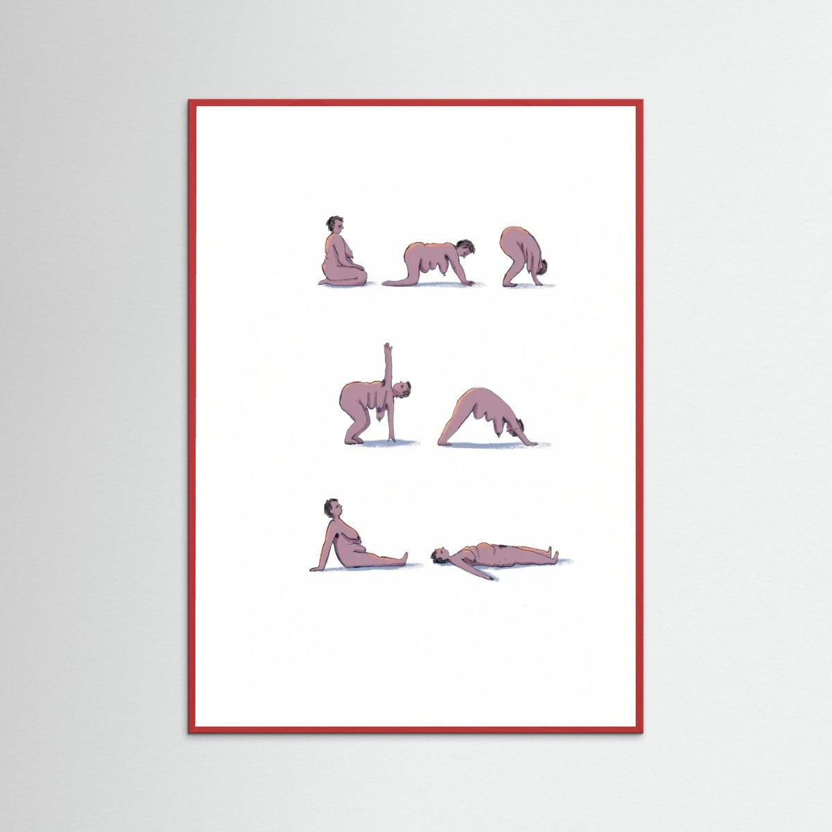 Red Wood Mindful Movement Poses