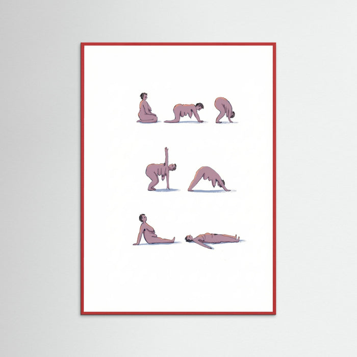 Red Wood Mindful Movement Poses