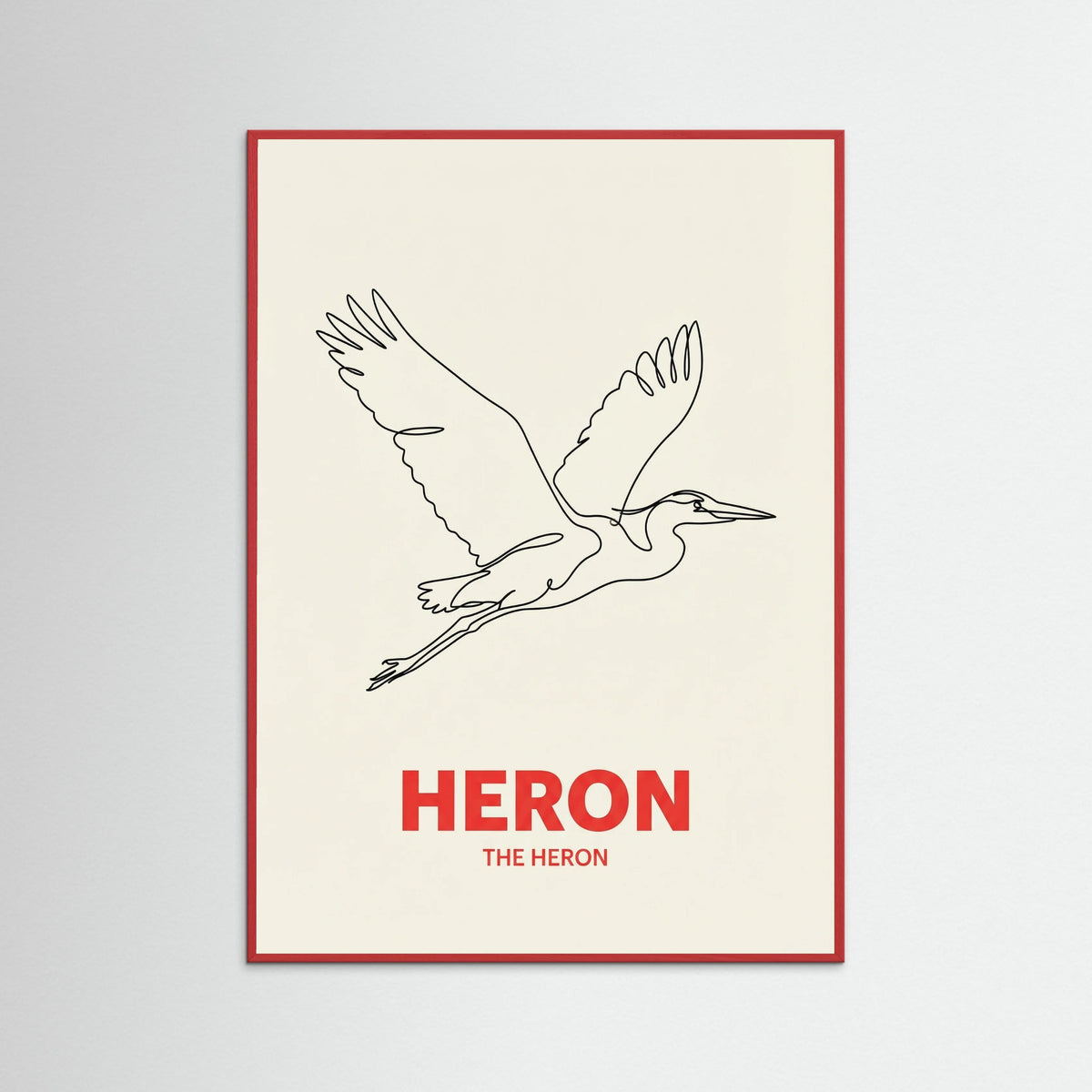 Red Wood Minimalist Desert Line