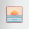 Minimalist Sunset 1 Poster – plakat og kunsttryk