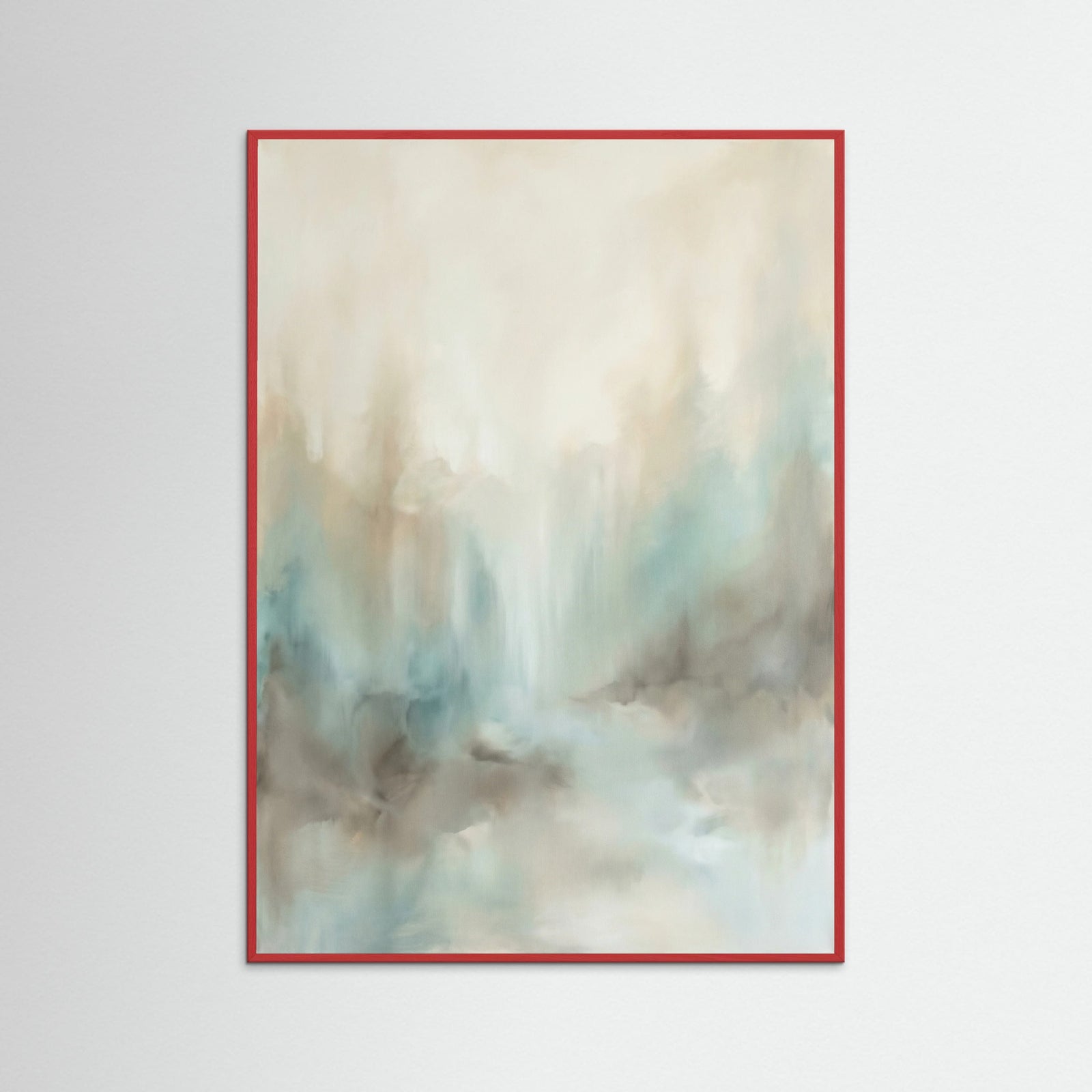 Red Wood Misty Horizon