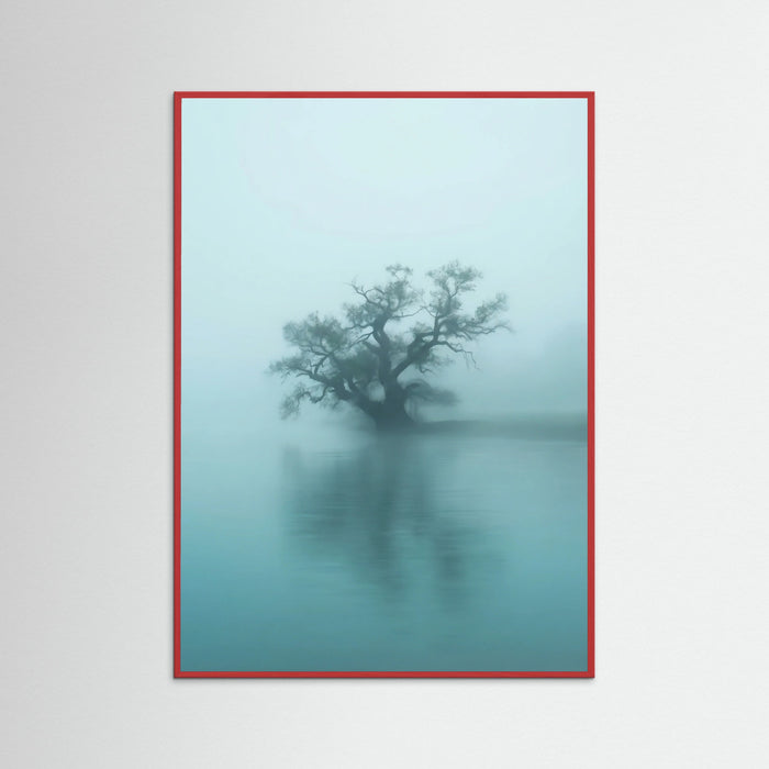 Red Wood Misty Horizon