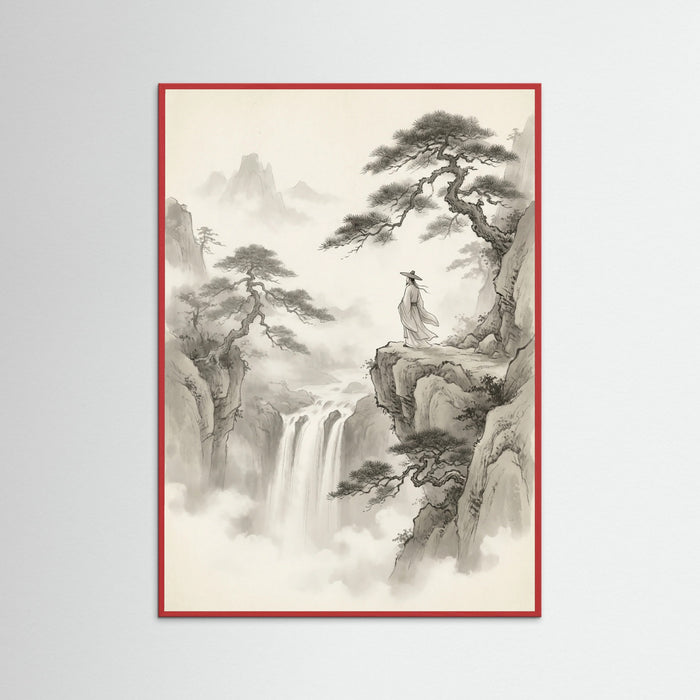 Red Wood Misty Mountain Journey