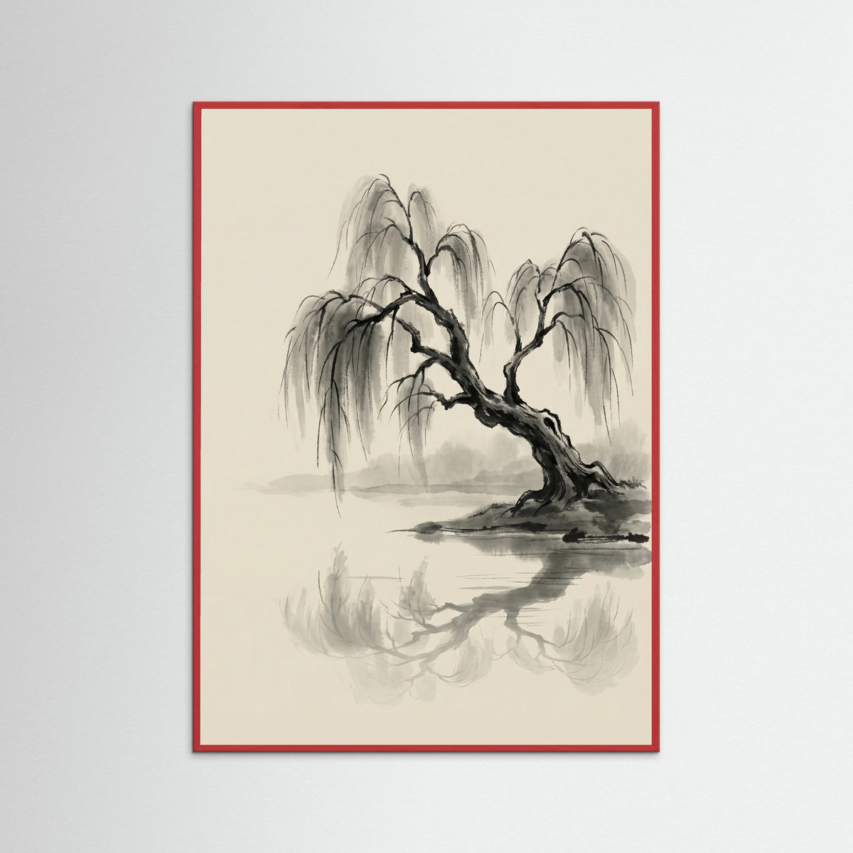 Red Wood Misty Mountain Shrine