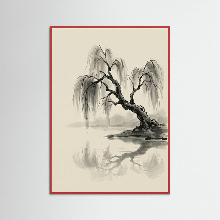 Red Wood Misty Mountain Shrine