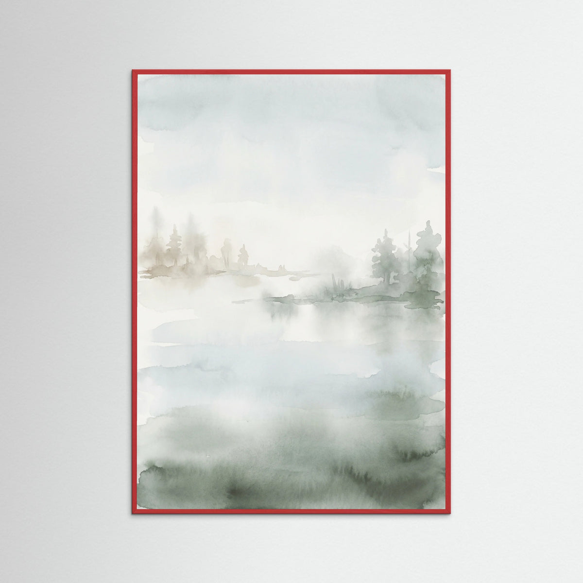 Red Wood Misty Pine Green