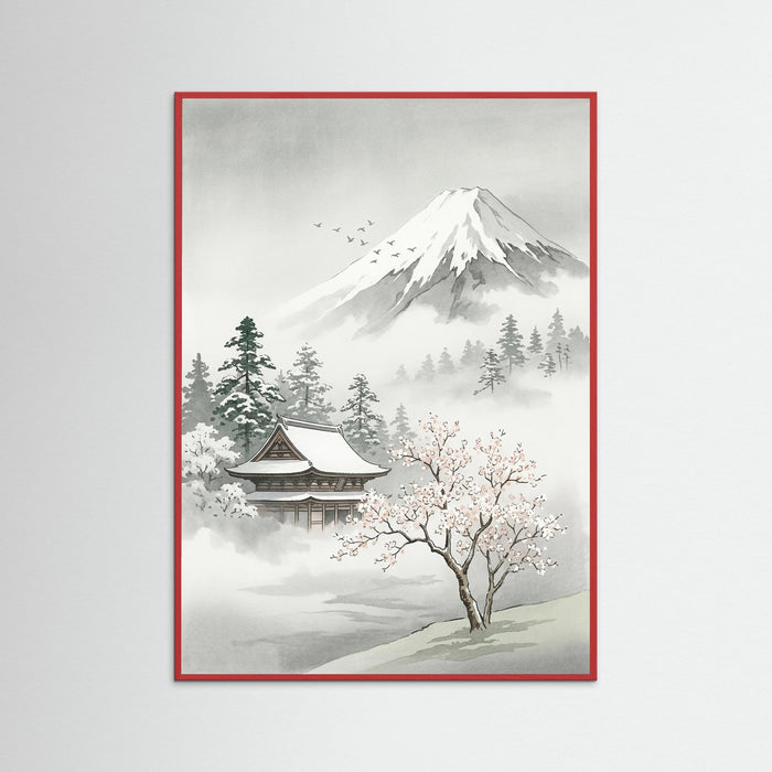 Red Wood Misty Pine Torii