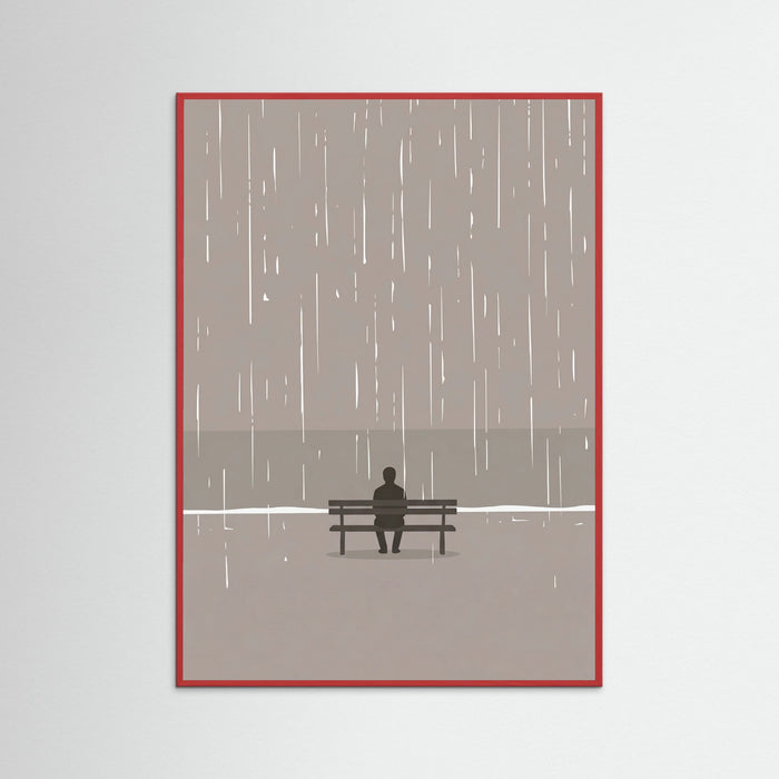 Red Wood Moments In Rain