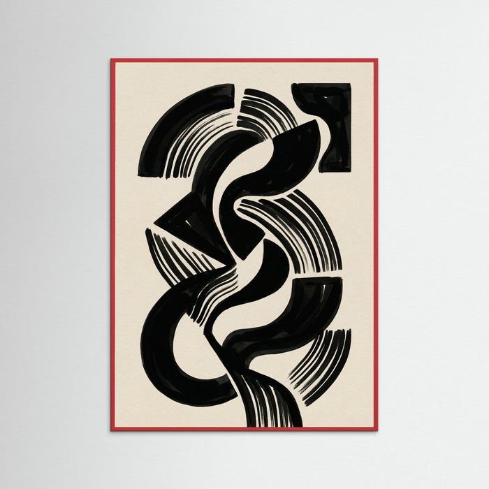Red Wood Monochromatic Forms