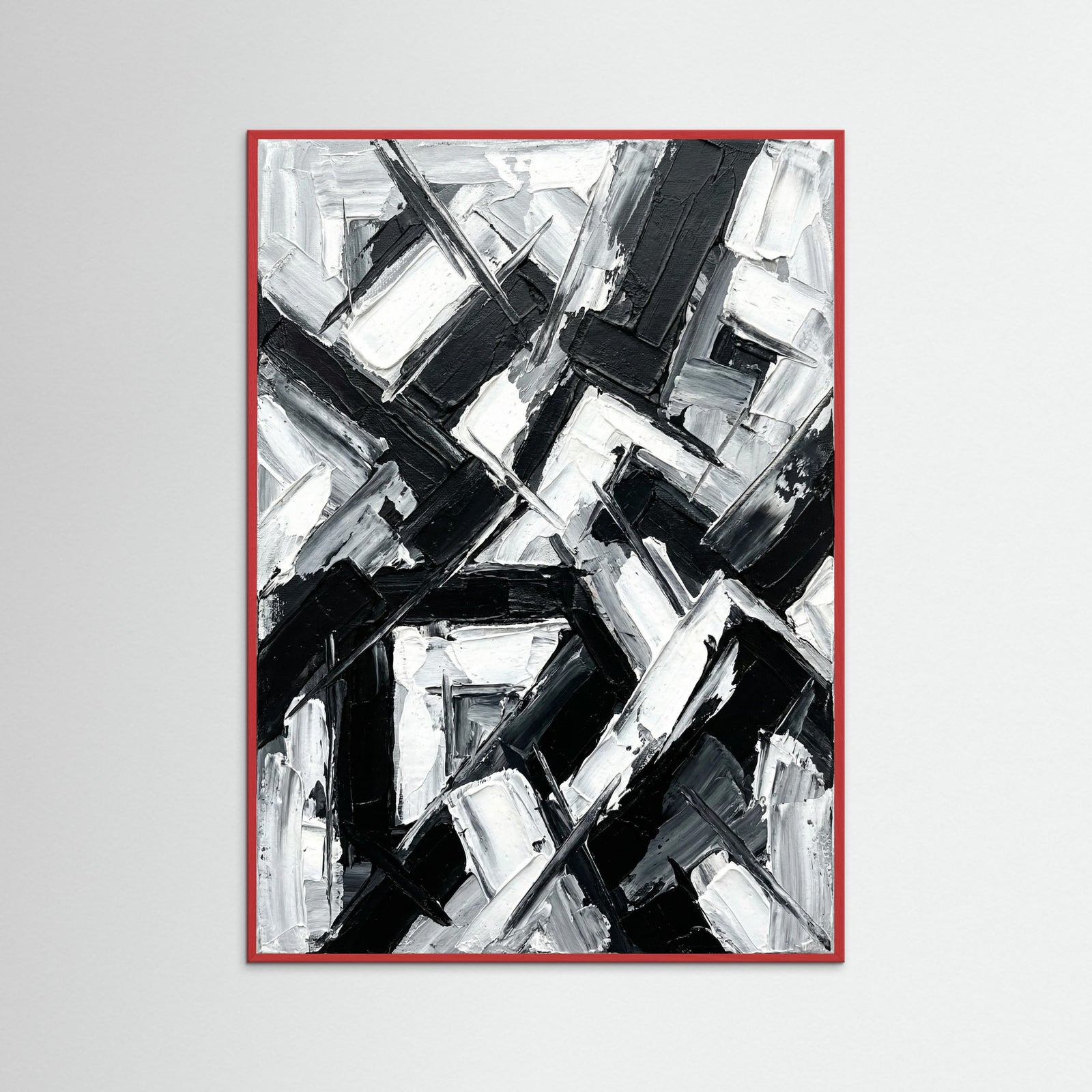 Red Wood Monochrome Flow