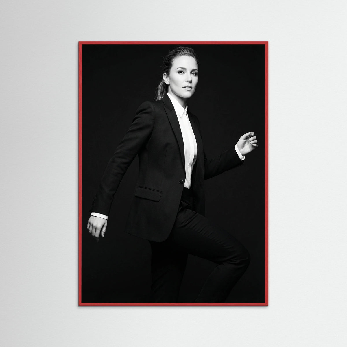 Red Wood Monochrome Icon