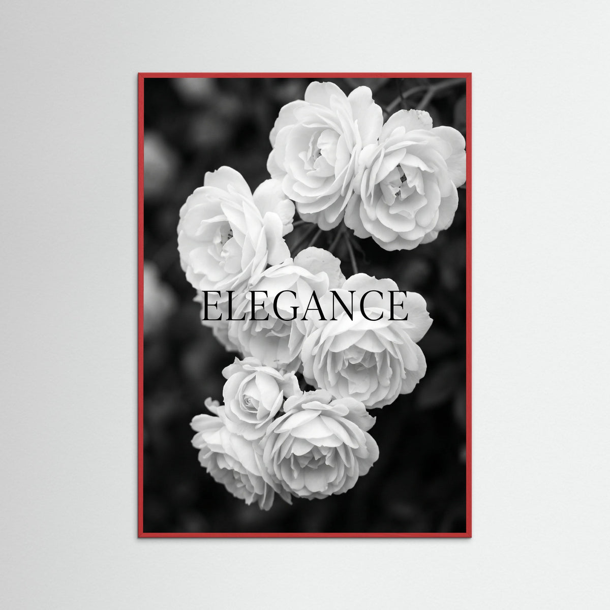 Red Wood Monochrome Lilies