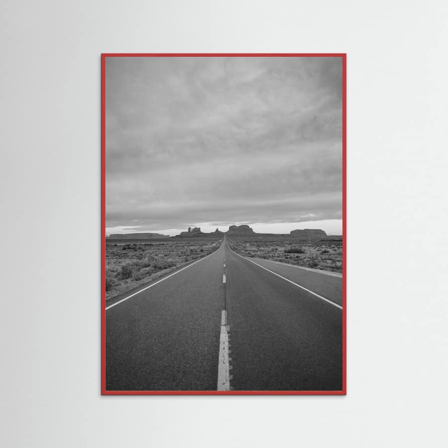 Affiche Monochrome Monument Valley II – affiche et impression d’art