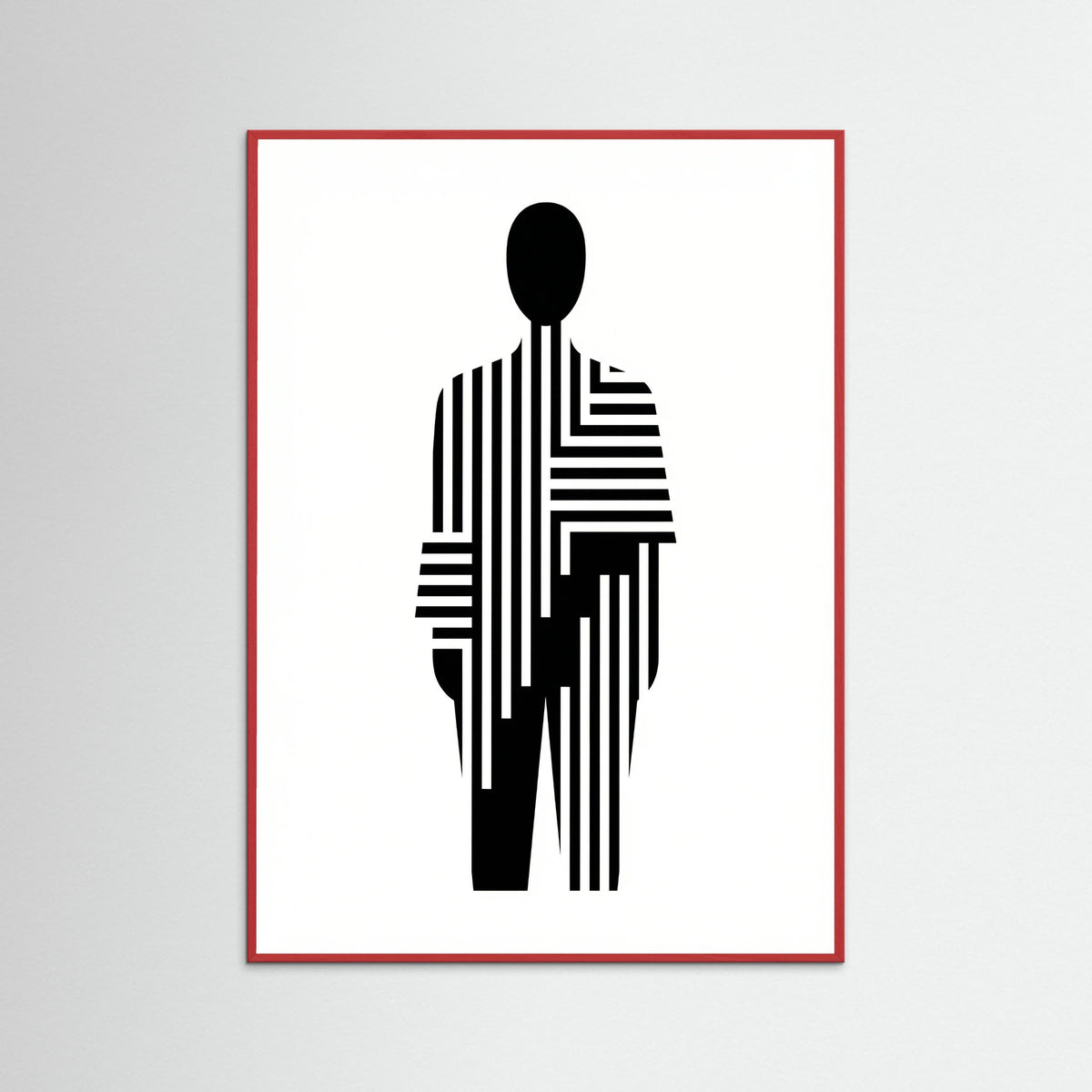 Red Wood Monochrome Muse