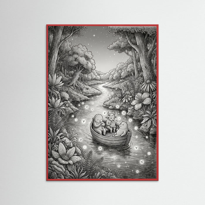 Red Wood Moomin Forest