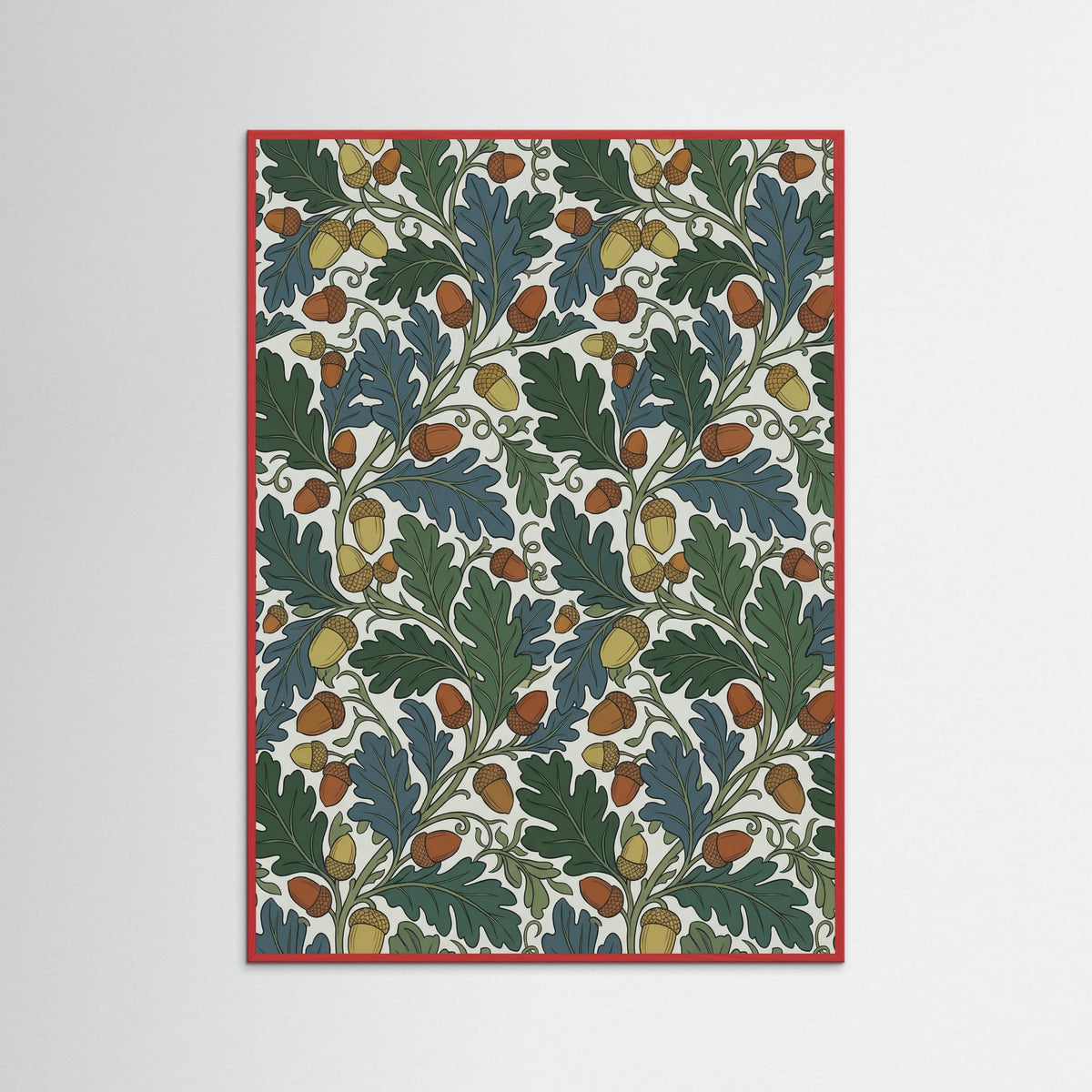 Red Wood Morrisian Bloom Blue