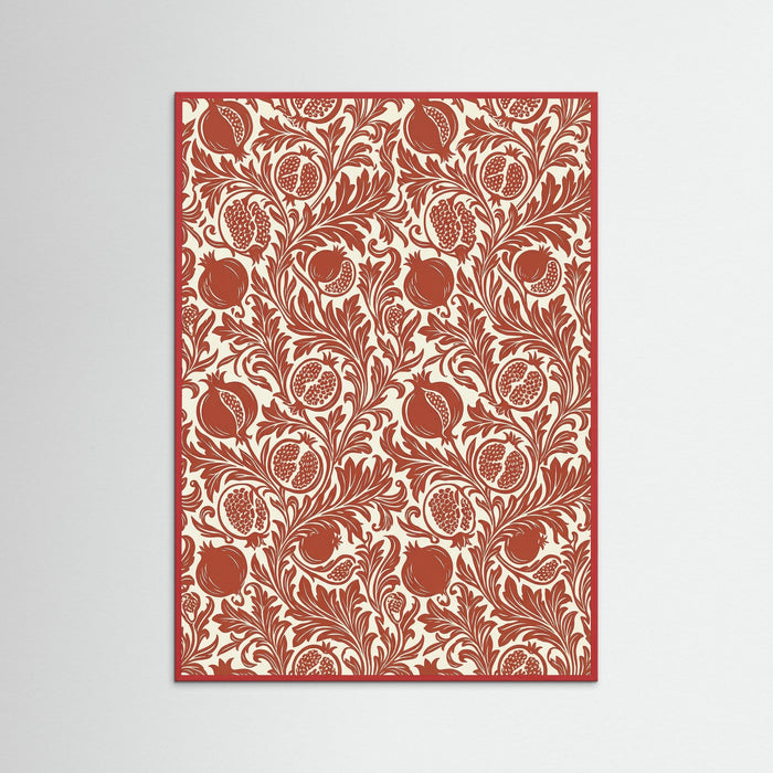 Red Wood Morrisian Blue Flora
