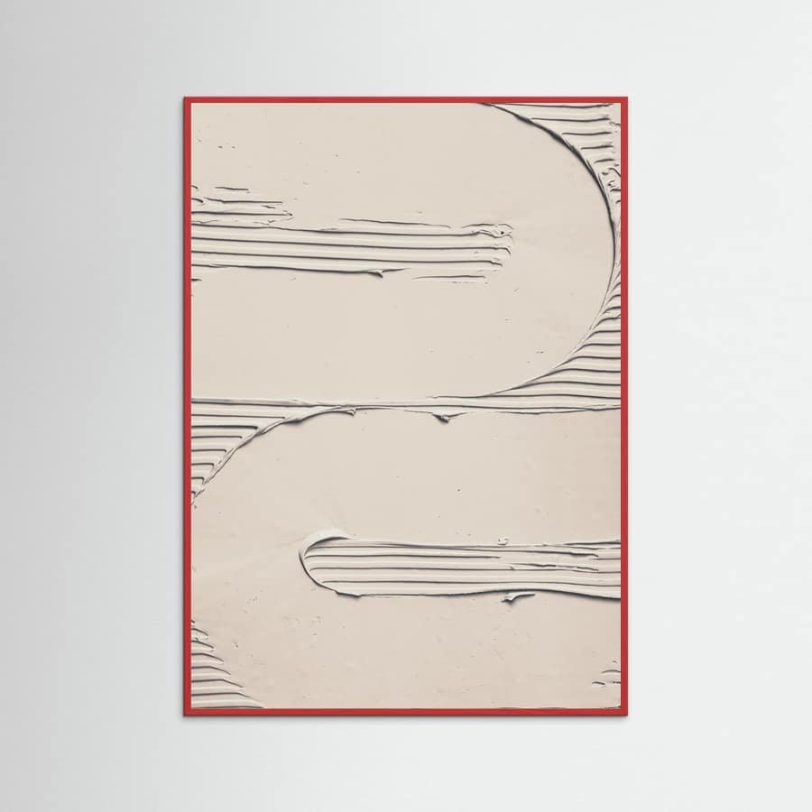 Mud Texture 11 Beige Poster – plakat og kunsttryk