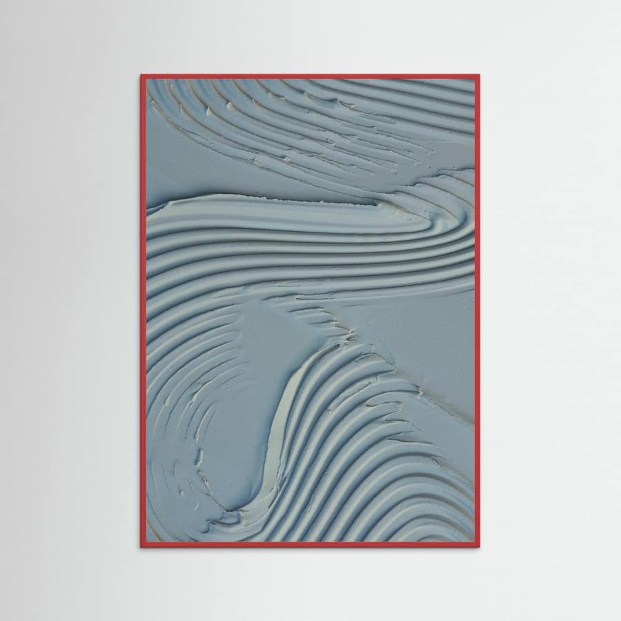 Affiche Mud Texture 15 Blue – affiche et impression d’art