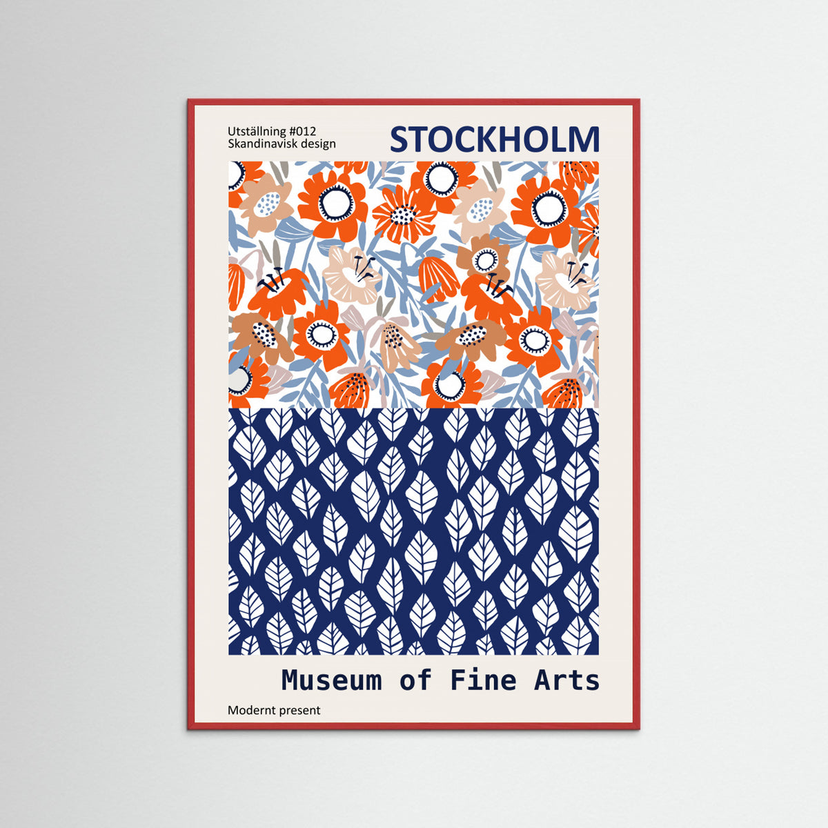 Red Wood Museum of Fine Arts Stockholm Poster