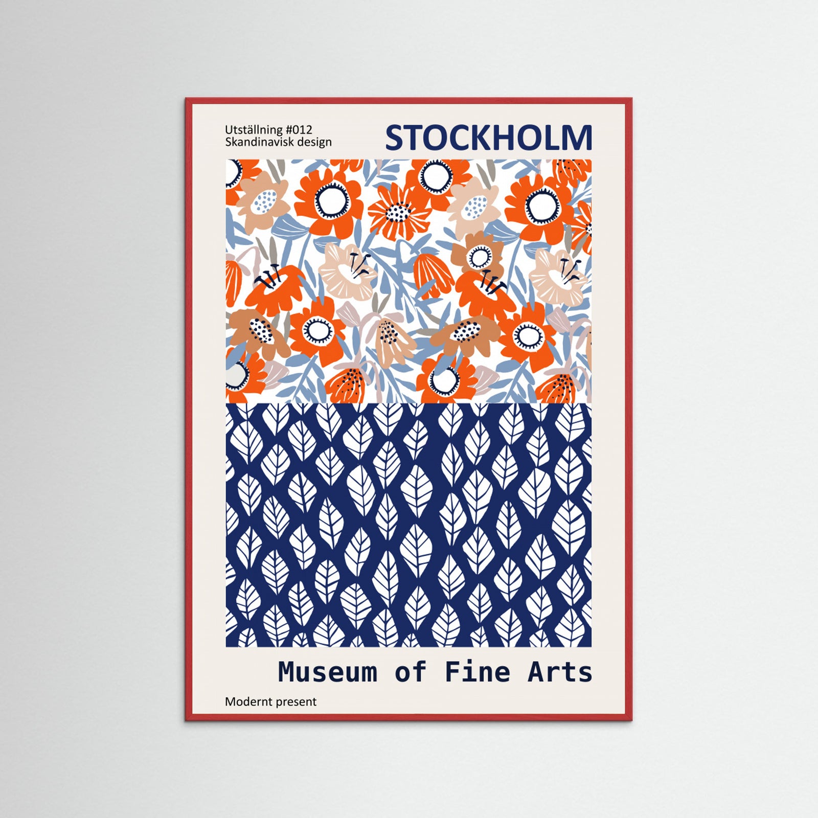 Red Wood Museum of Fine Arts Stockholm Poster
