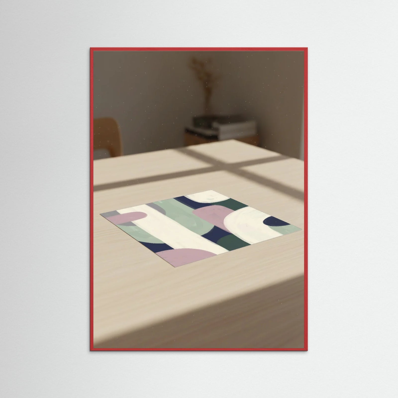 Red Wood Muted Arches