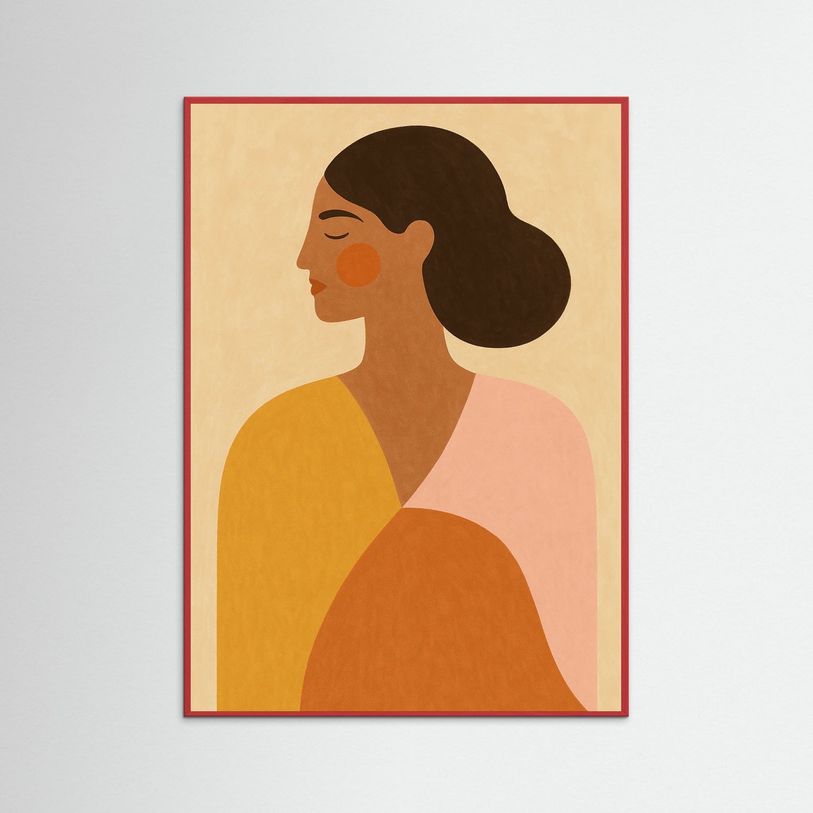 Red Wood Muted Embrace