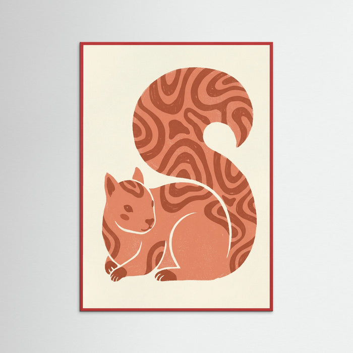 Red Wood Muted Feline