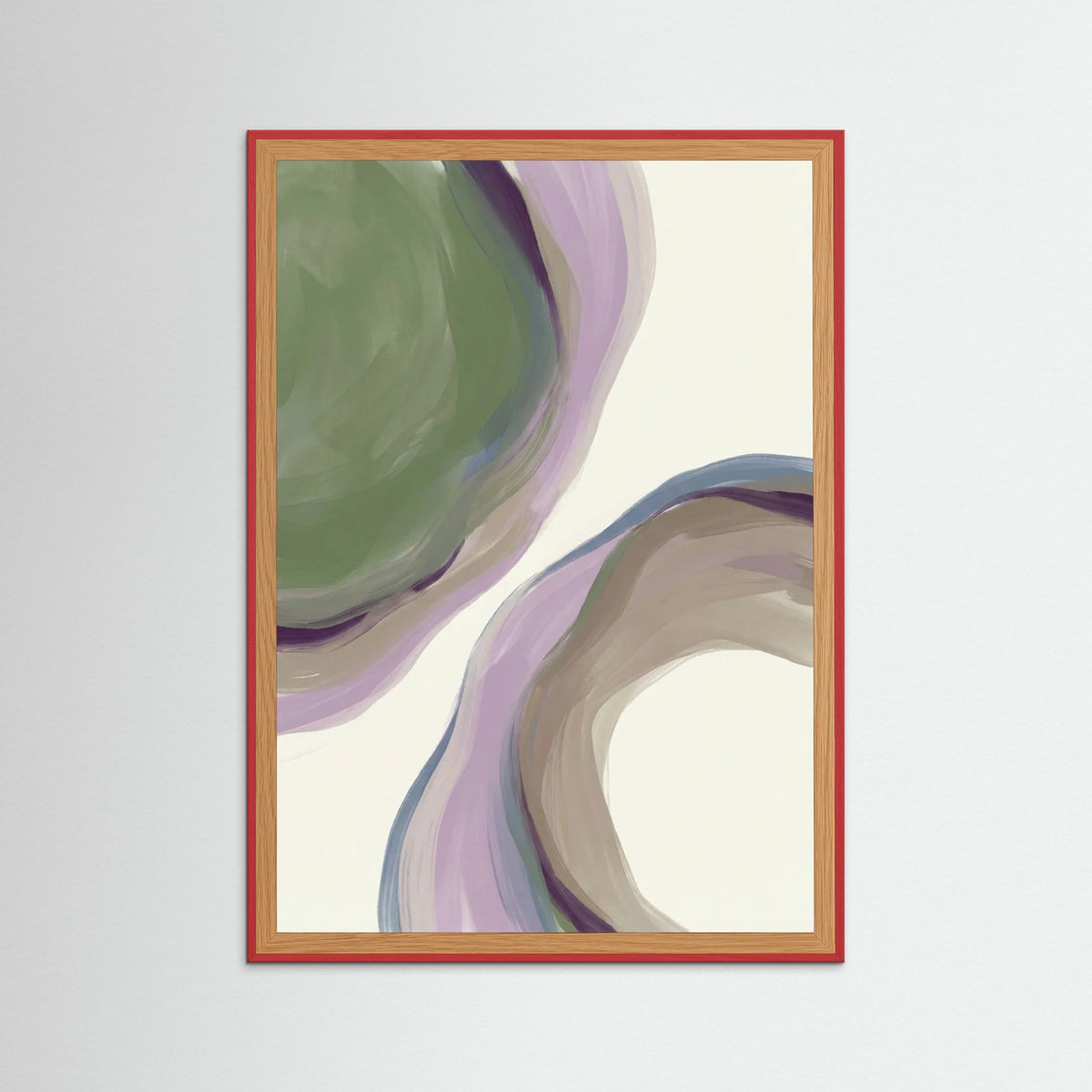 Red Wood Muted Forms