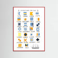 Nautical Flags Poster – Poster und Kunstdruck