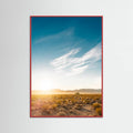 Red Wood Nevada Desert Sunrise Poster