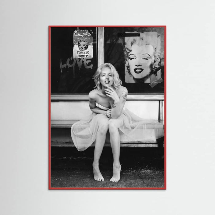 New Marilyn BW Poster – plakat og kunsttryk