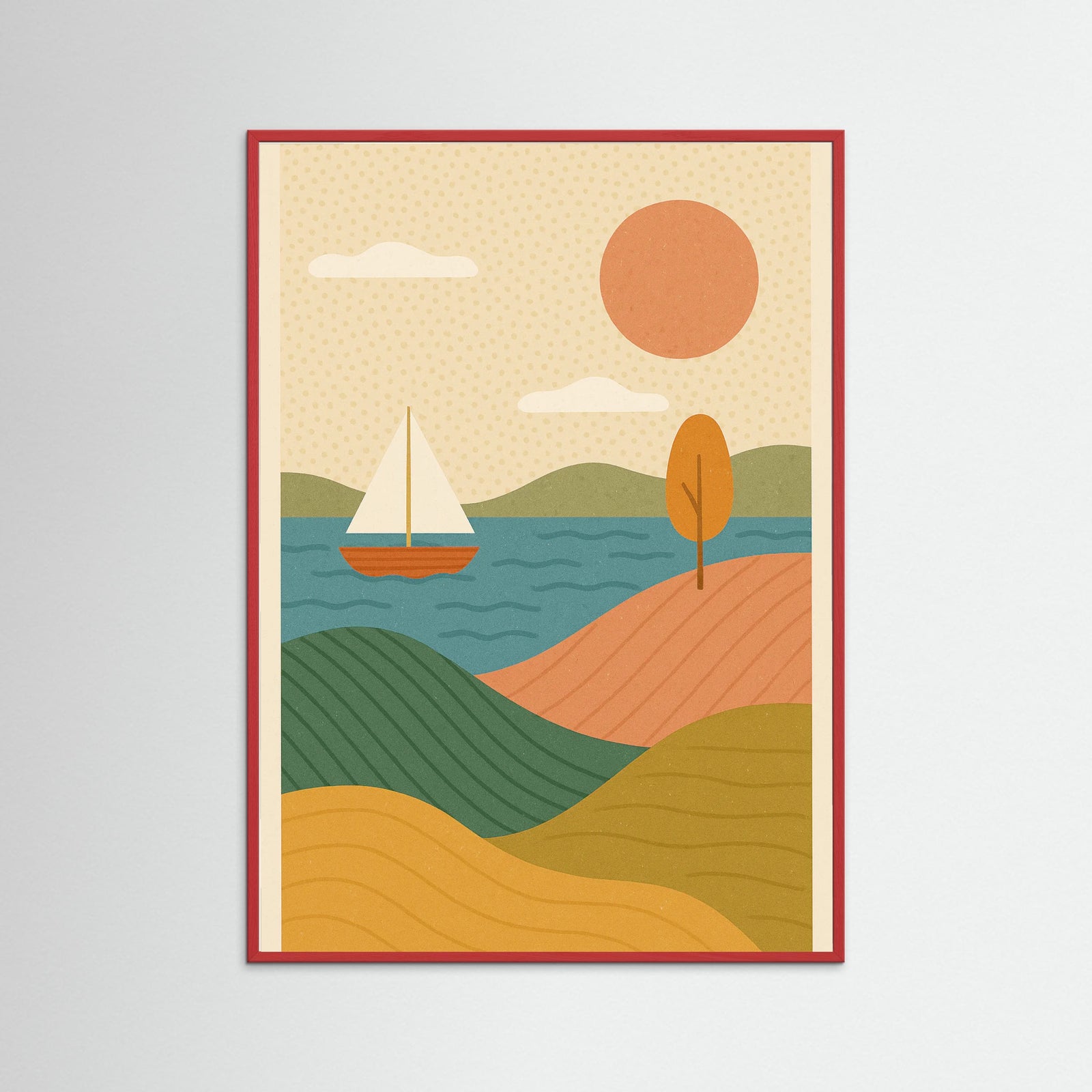 Red Wood Nurturing Moment