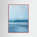 Red Wood Ocean Serenity Blue