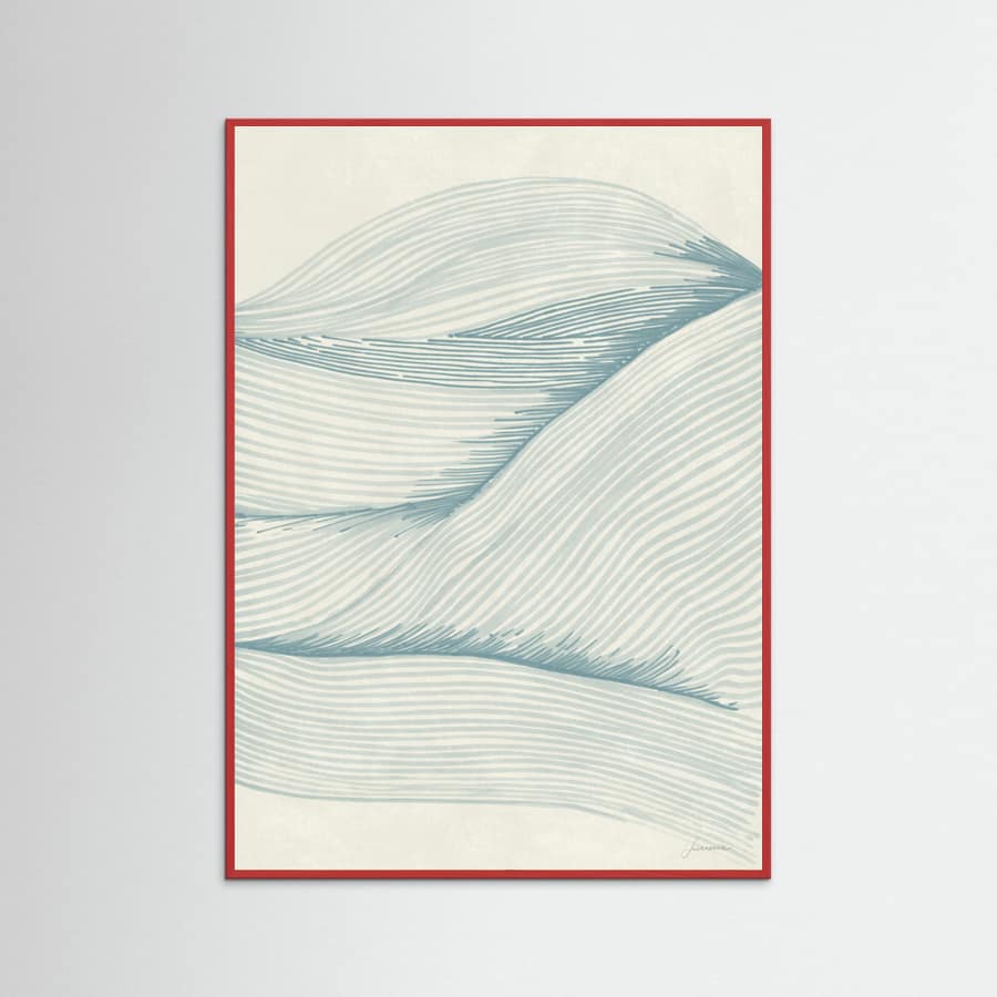 Ocean in lines 02 Poster – Poster und Kunstdruck