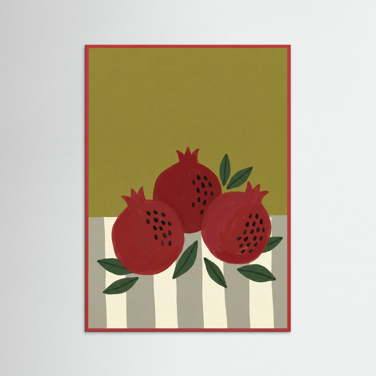 Red Wood Ochre Bloom Vase