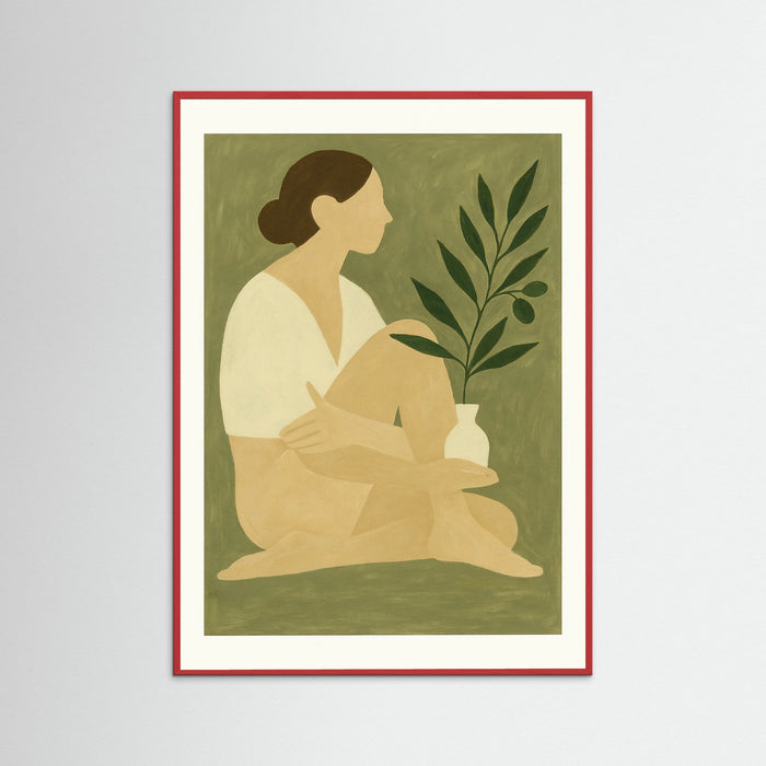 Red Wood Olive Calm