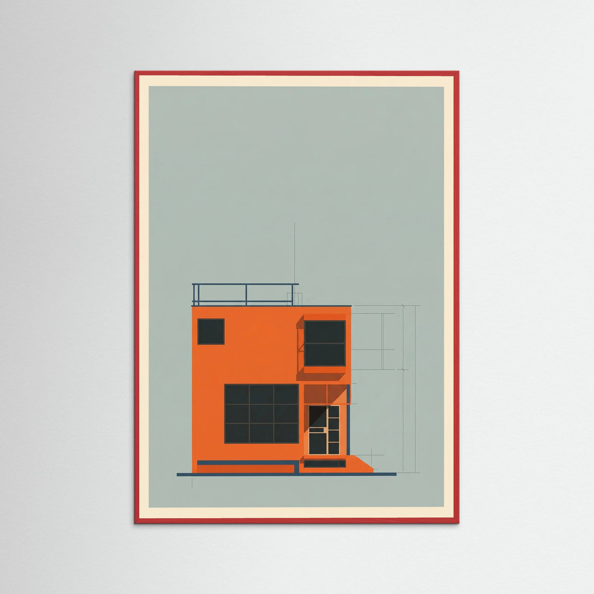 Red Wood Orange Architecture