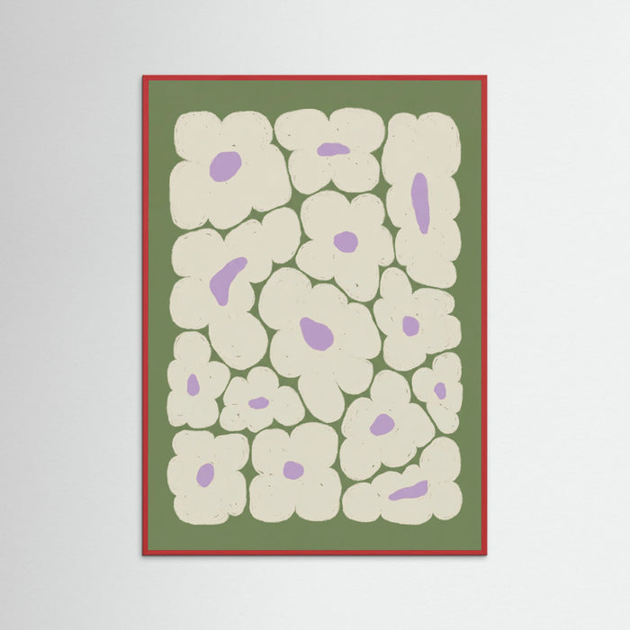 Red Wood Organic Bloom Scatter