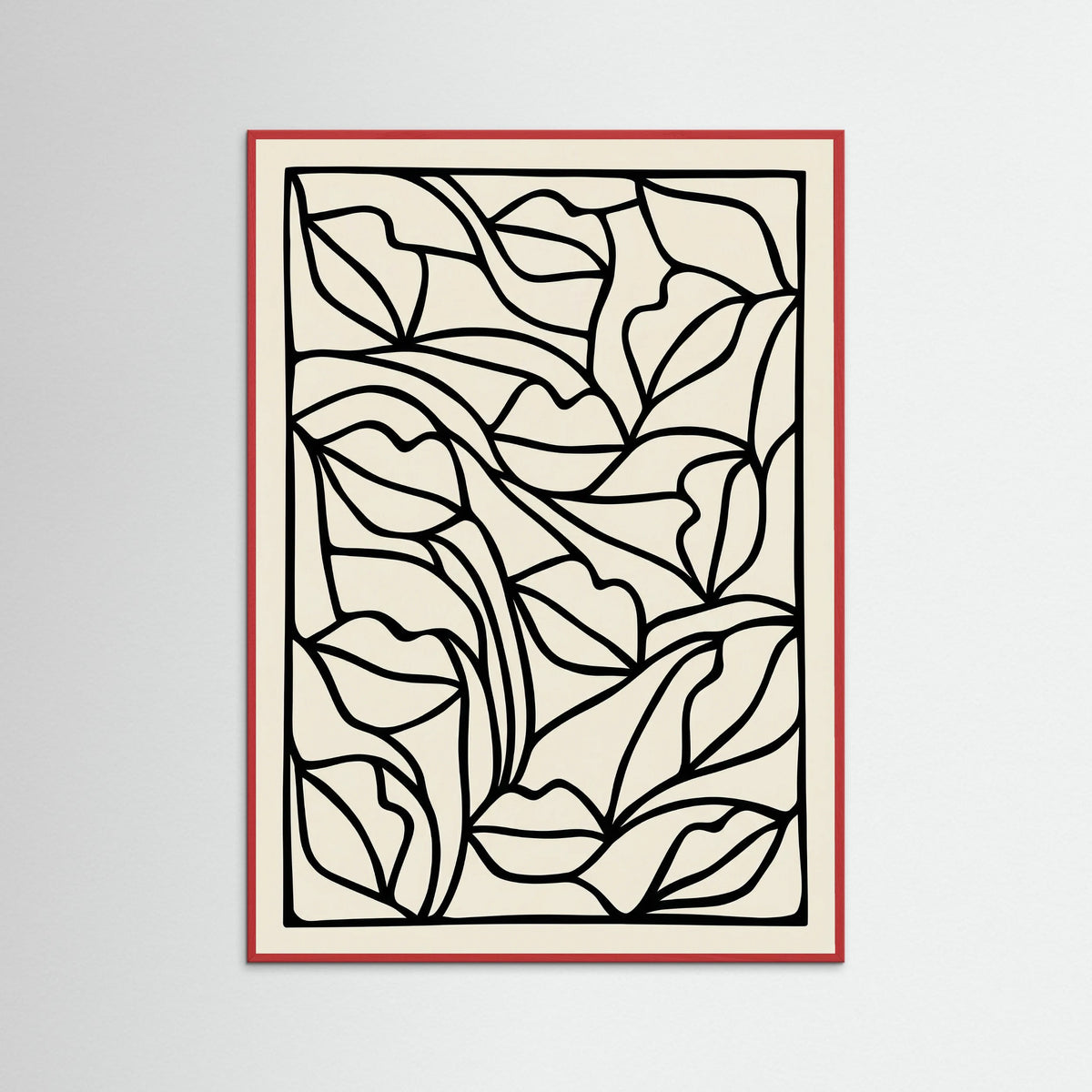 Red Wood Organic Contours