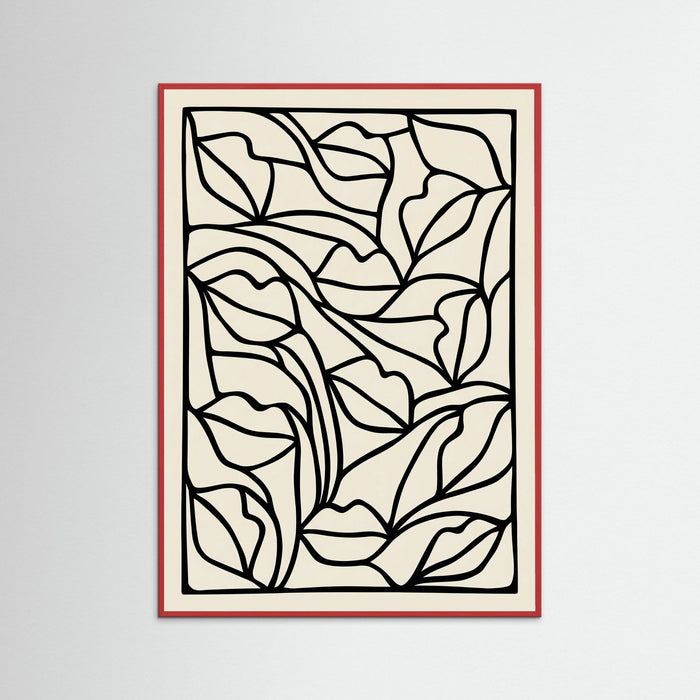 Red Wood Organic Contours