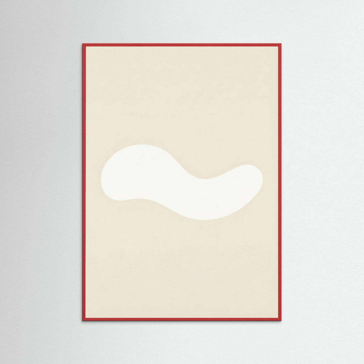 Red Wood Organic Cutout Forms