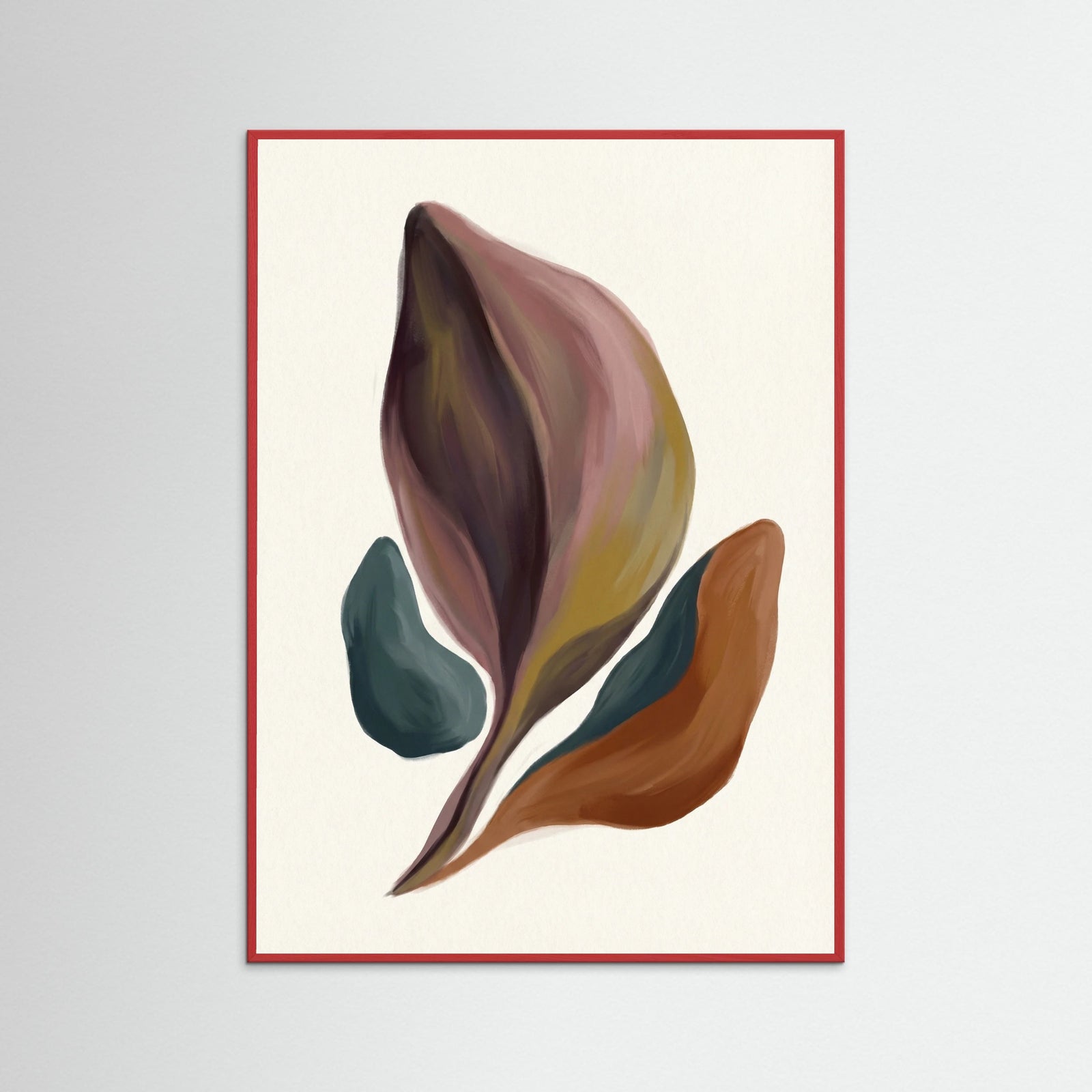 Red Wood Organic Flow Brown