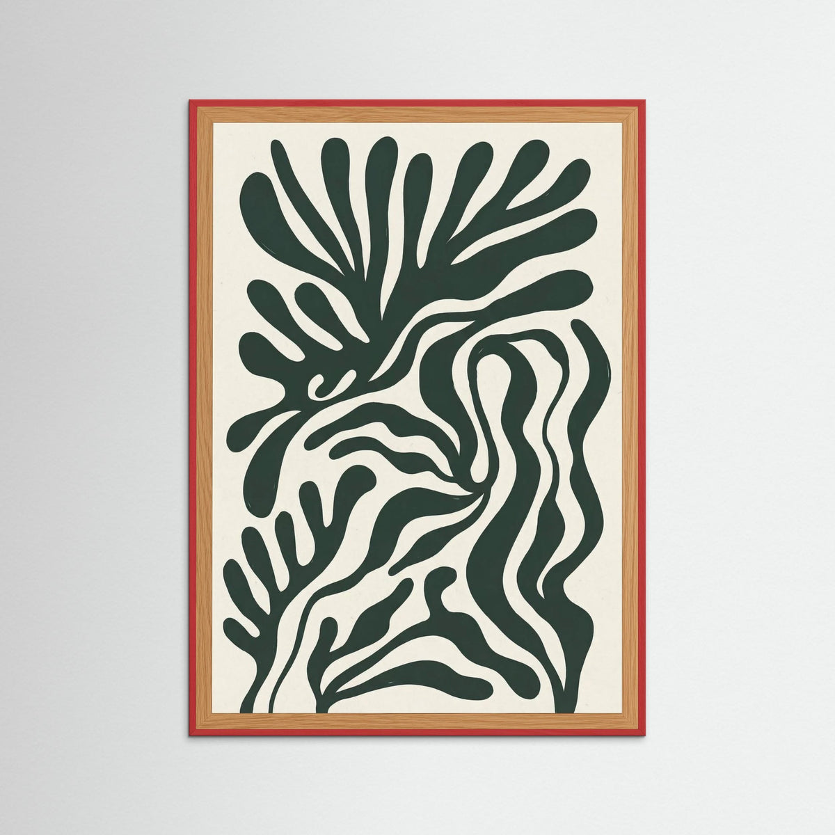 Red Wood Organic Flow Green