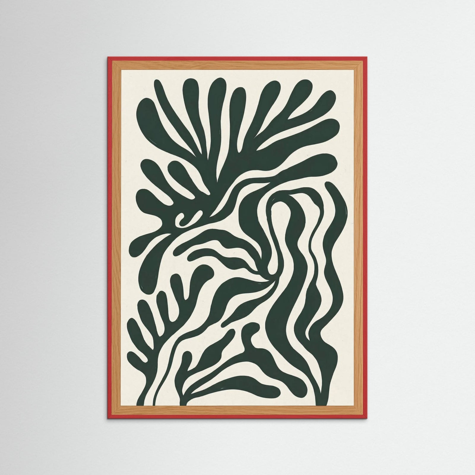 Red Wood Organic Flow Green